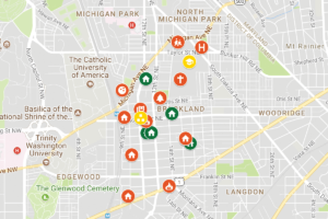 Brookland History Map
