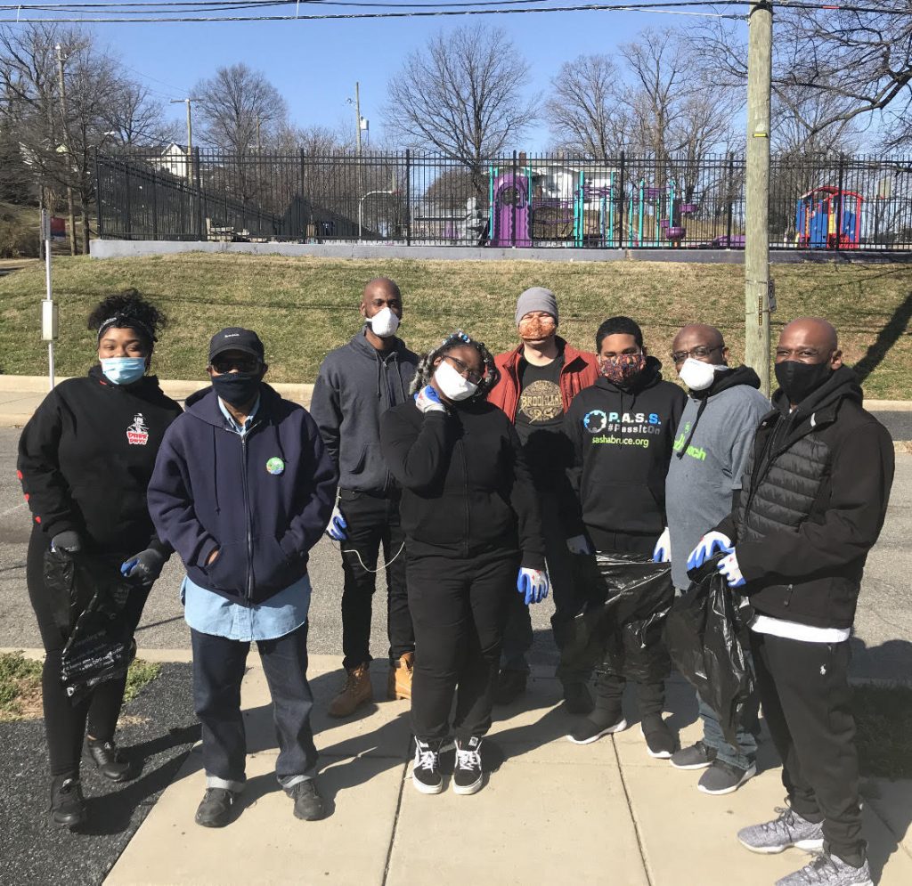 Brookland Neighborhood Clean-up, March 2021